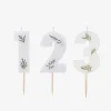 Clearance Ginger Ray Foliage Birthday Candle