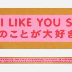 Fashion Rico Design Fuchsia, Red And Gold Love Gift Ribbon