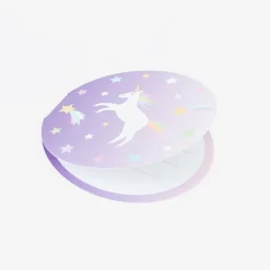 Hot My Little Day Galactic Unicorn Birthday Invitation (8)