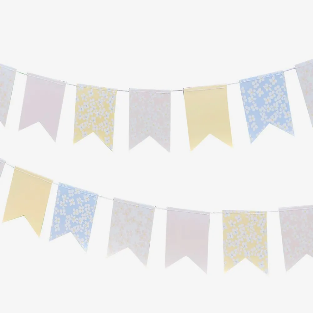 Flash Sale Ginger Ray Garland Pennants Pastel Flowers