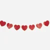 Flash Sale Party Pro Garland Red Hearts