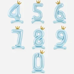 Flash Sale Party Deco Giant Air Balloon - Light Blue Number Balloon