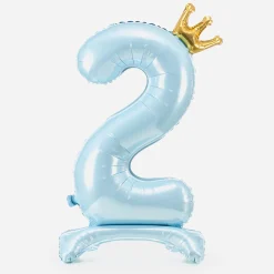 Flash Sale Party Deco Giant Air Balloon - Light Blue Number Balloon