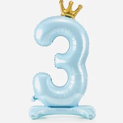 Flash Sale Party Deco Giant Air Balloon - Light Blue Number Balloon