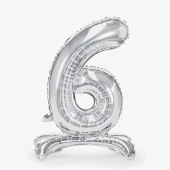 Best Party Deco Giant Air Balloon - Silver Number Balloon