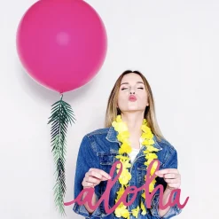 Hot Party Deco Giant Balloon: 1 Fuchsia Balloon