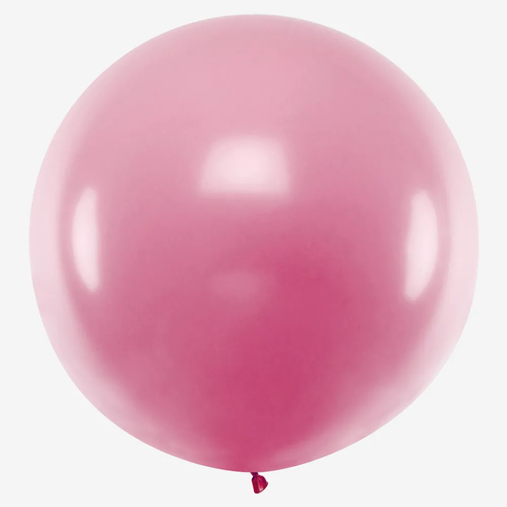 Hot Party Deco Giant Balloon: 1 Shiny Pink Balloon