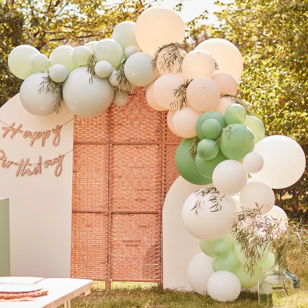 Fashion Ginger Ray Giant Balloon Arch: Nude And Sage
