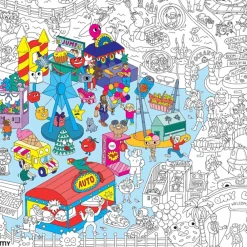 Hot Omy Giant Funfair Poster