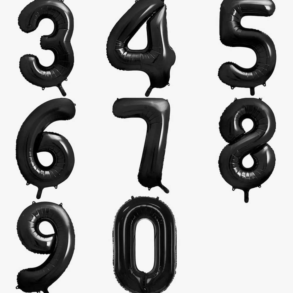 Clearance Party Deco Giant Helium Balloon - Giant Black Number Balloon