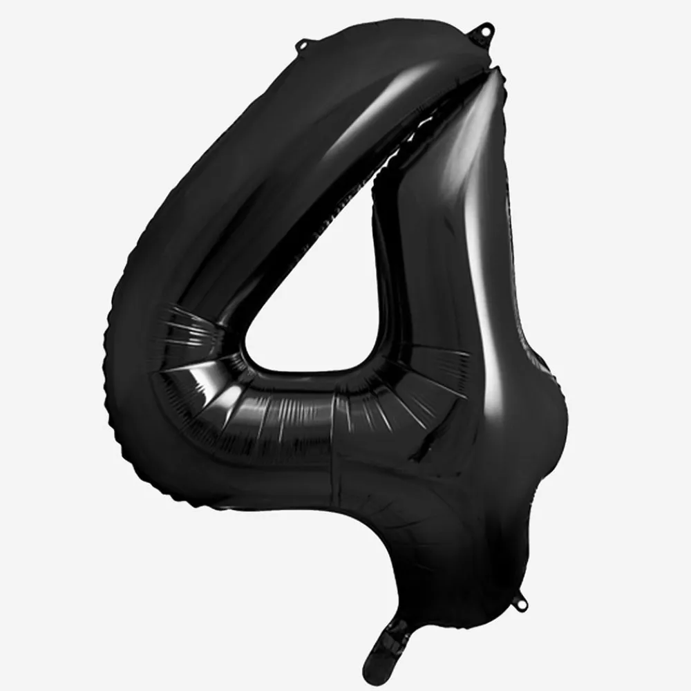 Clearance Party Deco Giant Helium Balloon - Giant Black Number Balloon