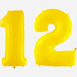 Cheap Grabo Balloons Giant Helium Balloon - Giant Yellow Number Balloon