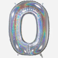 Clearance Grabo Balloons Giant Helium Balloon - Giant Holographic Number Balloon