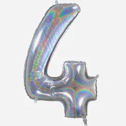 Clearance Grabo Balloons Giant Helium Balloon - Giant Holographic Number Balloon