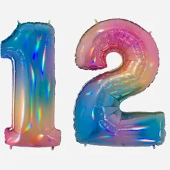 Hot Grabo Balloons Giant Helium Balloon - Giant Rainbow Number Balloon