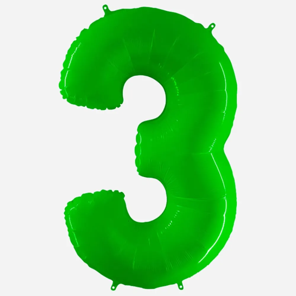 Best Grabo Balloons Giant Helium Balloon - Giant Green Number Balloon