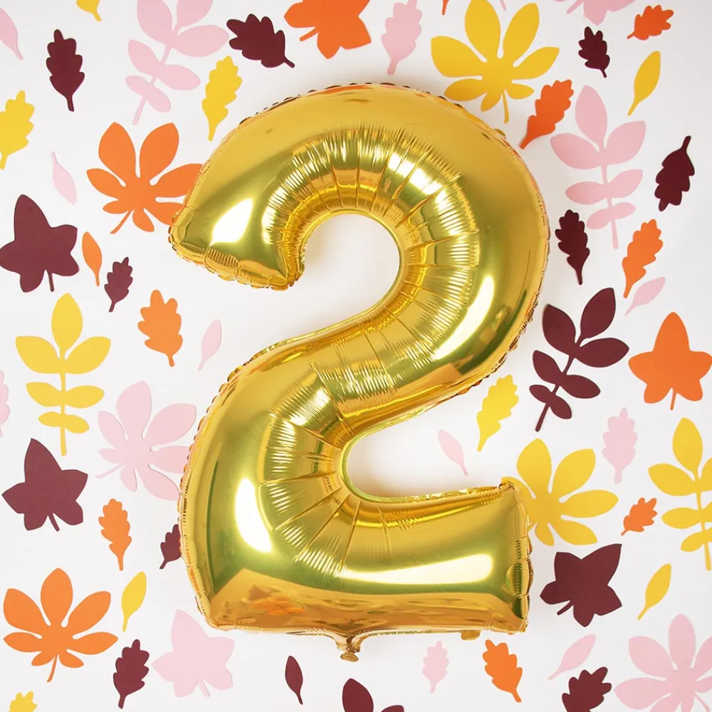 Best My Little Day Giant Helium Balloon - Golden Number Balloon