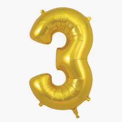 Best My Little Day Giant Helium Balloon - Golden Number Balloon