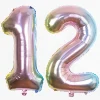 Sale Party Pro Giant Helium Balloon - Pastel Gradient Number Balloon