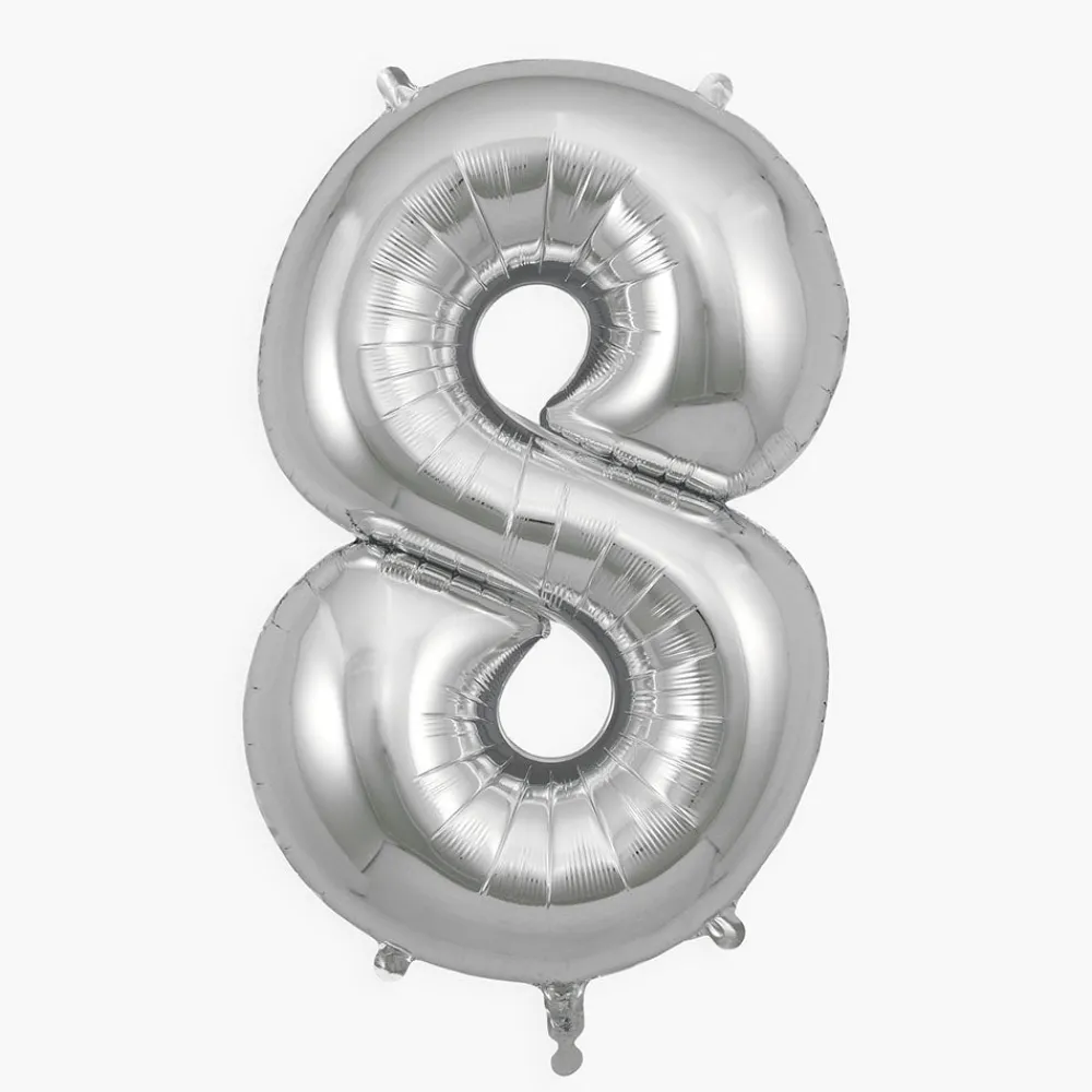 Cheap My Little Day Giant Helium Balloon - Silver Number Balloon