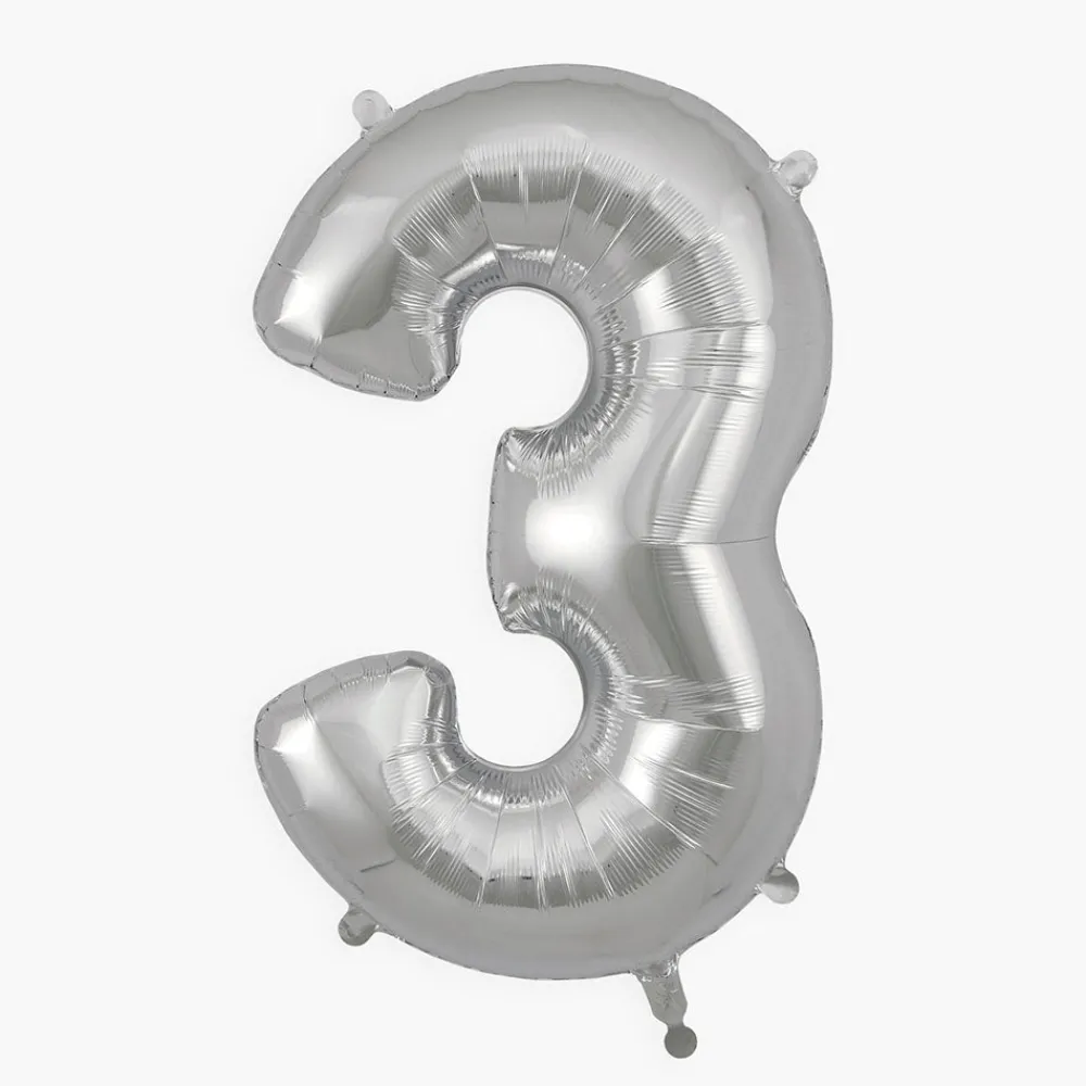 Cheap My Little Day Giant Helium Balloon - Silver Number Balloon