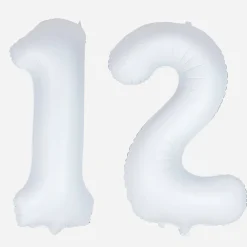 Cheap Unique Party Giant Helium Balloon - White Number Balloon
