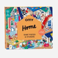 Store Omy Giant House Poster With Stickers