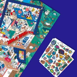 Online Omy Giant House Poster With Stickers