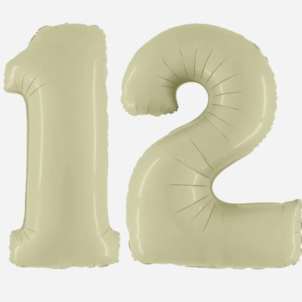 Shop Grabo Balloons Giant Number Balloon Olive Green