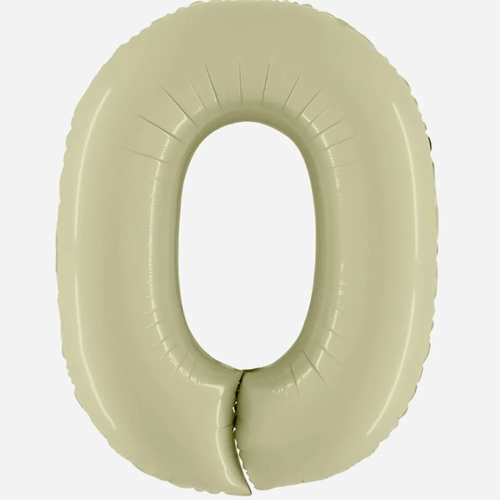 Shop Grabo Balloons Giant Number Balloon Olive Green