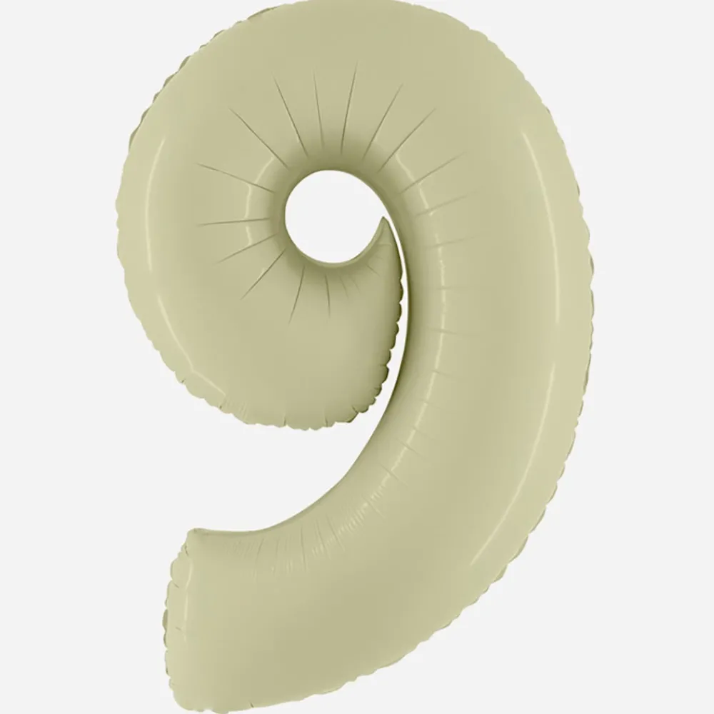 Shop Grabo Balloons Giant Number Balloon Olive Green