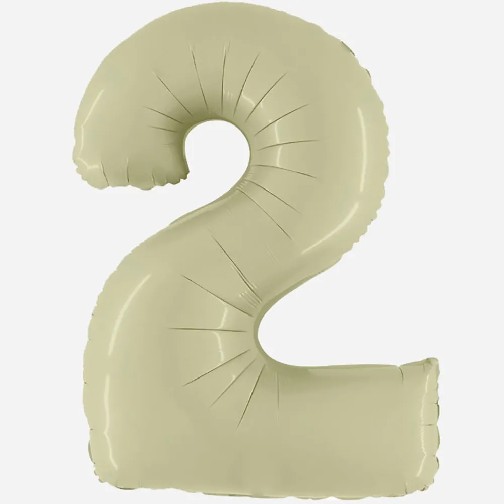 Shop Grabo Balloons Giant Number Balloon Olive Green