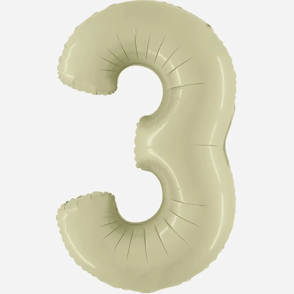 Shop Grabo Balloons Giant Number Balloon Olive Green
