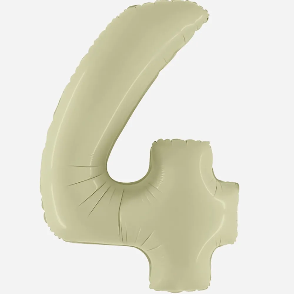 Shop Grabo Balloons Giant Number Balloon Olive Green