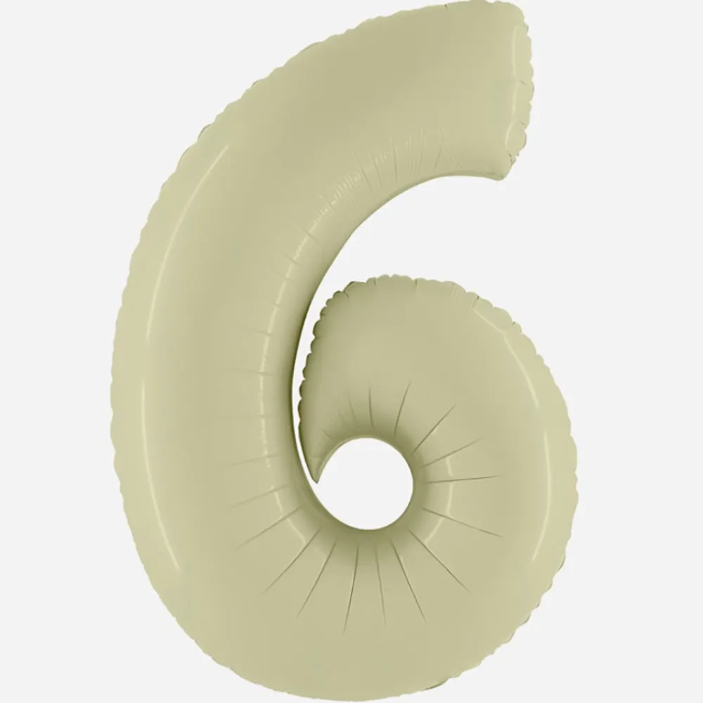 Shop Grabo Balloons Giant Number Balloon Olive Green