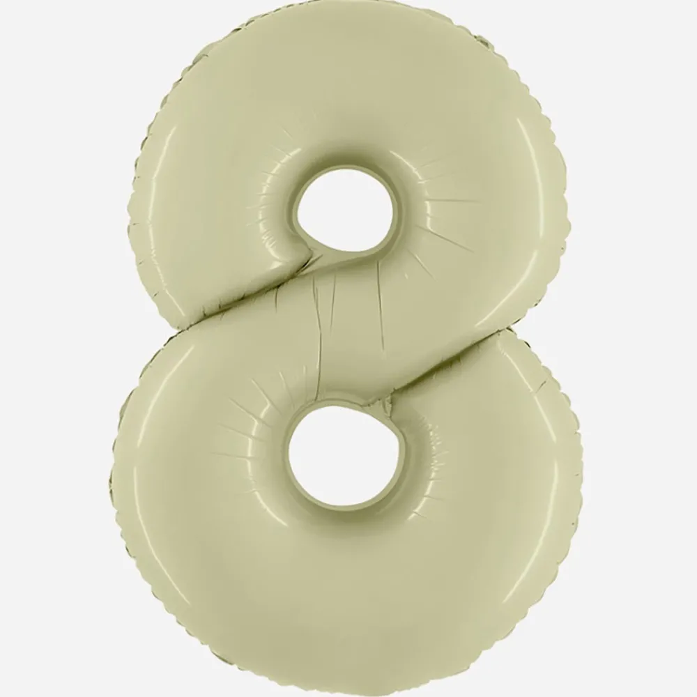 Shop Grabo Balloons Giant Number Balloon Olive Green