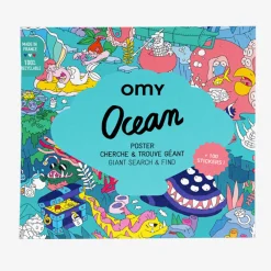 Store Omy Giant Ocean Poster With Stickers