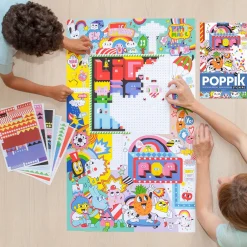 Clearance Poppik Giant Poster + 1600 Stickers: Street Art