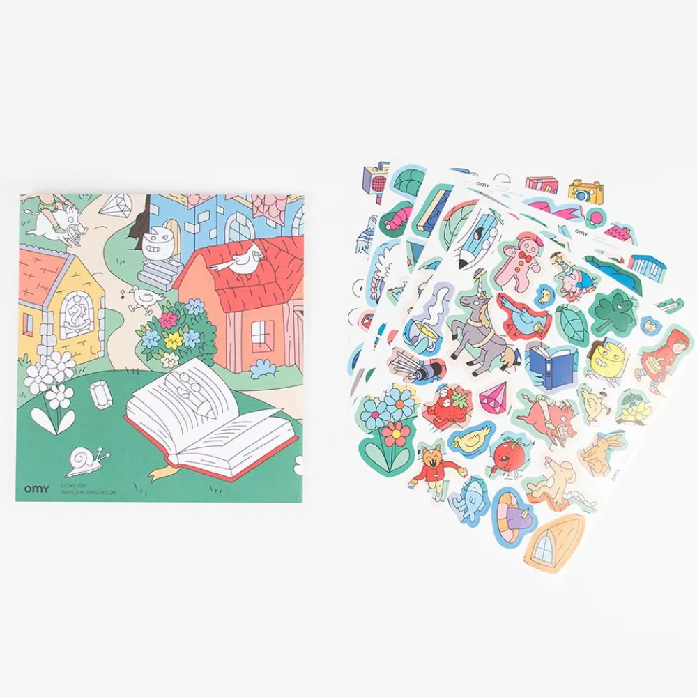 Clearance Omy Giant Poster And Fantastic Stickers