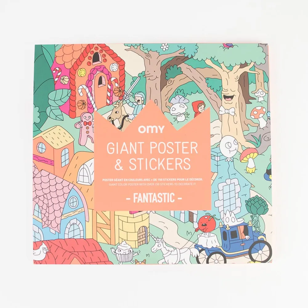 Flash Sale Omy Giant Poster And Fantastic Stickers