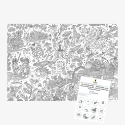 Hot Pirouette Cacahouete Giant Space Coloring Poster