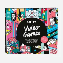 Flash Sale Omy Giant Video Game Poster With Stickers