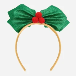 Fashion Rico Design Glitter Christmas Holly Headband