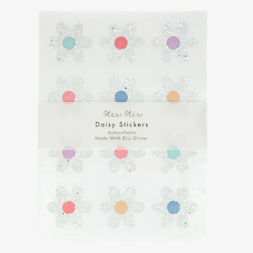 Flash Sale Meri Meri Glitter Daisy Stickers