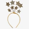 Best Ginger Ray Gold Glitter Stars Christmas Headband