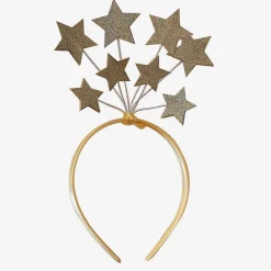 Best Ginger Ray Gold Glitter Stars Christmas Headband
