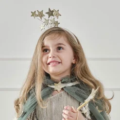 Best Ginger Ray Gold Glitter Stars Christmas Headband