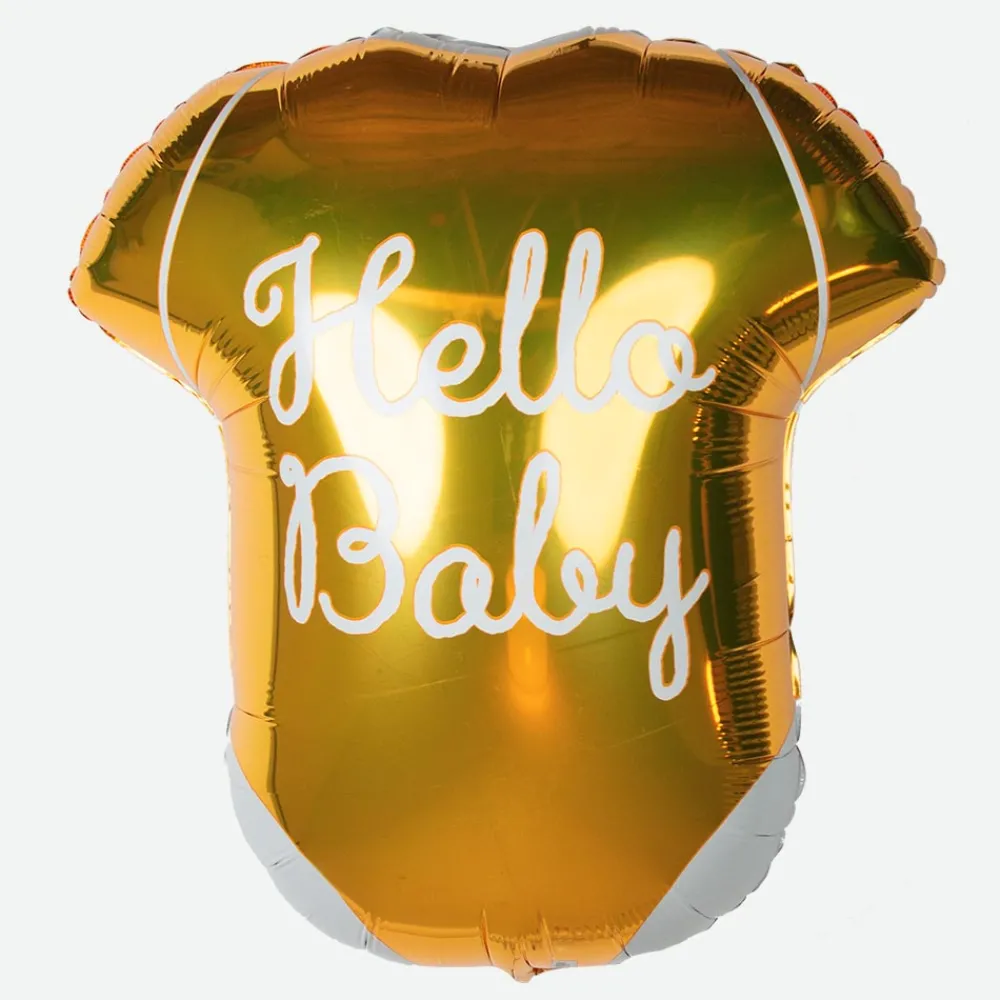 Store Amscan Gold Hello Baby Body Balloon