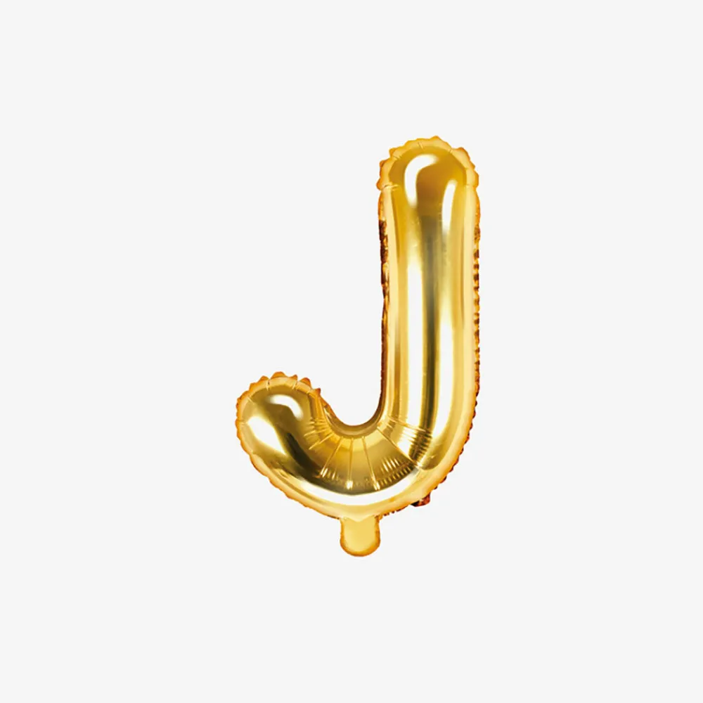 Store Party Deco Gold Letter Balloon (Small Size)