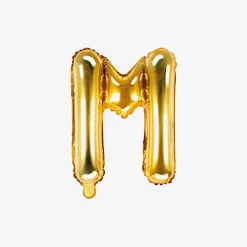 Store Party Deco Gold Letter Balloon (Small Size)
